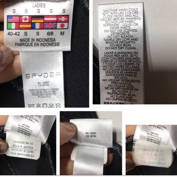 Spyder Endure Full-Zip Sweater Gray Jacket S - Picture 8 of 8